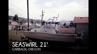 SOLD Used 1999 Seaswirl Striper 2100 WA in Garibaldi Oregon [upl. by Sheply]