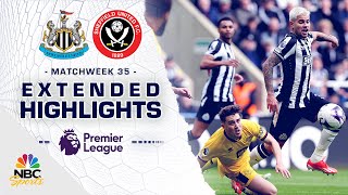 Newcastle United v Sheffield United  PREMIER LEAGUE HIGHLIGHTS  4272024  NBC Sports [upl. by Layney763]