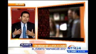 Presentador de MundoFOX entregará premio quotLatinnovatorquot en el Hispanicize 2013 en Miami [upl. by Nivled]