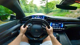 New Peugeot 508 PSE 2022  POV test drive 360 HP plugin HYBRID [upl. by Thun128]