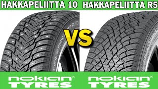 Studded vs Studless Nokian Hakkapeliitta 10 vs Nokian Hakkapeliitta R5 2024 REVIEW [upl. by Mcmullan]