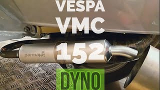 vespa VMC et6 152cc dyno  VespaTeile Wien [upl. by Corrie489]