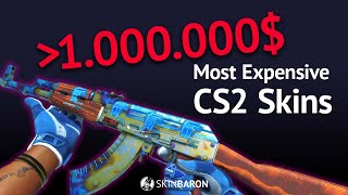 1000000 SKIN 5 MOST EXPENSIVE CS2 SKINS [upl. by Britton]