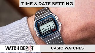 How To Change The Time On Casio Watches [upl. by Leummas]