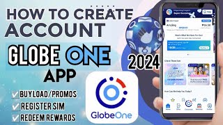 Globe One app 2024  Paano mag register sa GLOBE ONE app  How to create account in Globe one [upl. by Afital876]