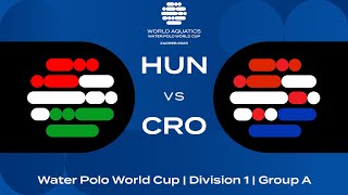 LIVE  Hungary vs Croatia  Water Polo World Cup 2023  Group A [upl. by Eillib]