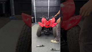 Trx90 build PT2 Fox Floats…👀 honda atv trx pitbike quad shorts [upl. by Viquelia]