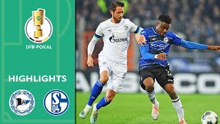 Arminia Bielefeld vs FC Schalke 04 23  Highlights  DFBPokal 201920  2nd Round [upl. by Supat431]