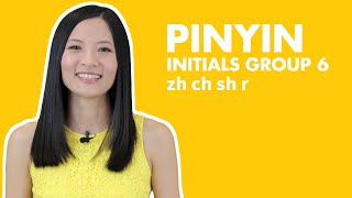 Learn Chinese Pinyin  How to Pronounce Chinese Pinyin Initials zh ch sh r  Lesson 07 [upl. by Akciret]