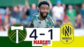 Timbers win at Providence Park I Portland 41 Nashville I Highlights and goals I MLS [upl. by Nomaid]