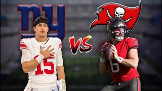 Buccaneers vs Giants Statistical Breakdown Sunday Football Week 12 [upl. by Aisatsanna]