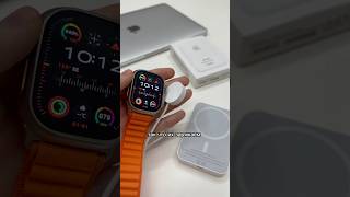 Можно ли заряжать Apple Watch от бэтэри пака 🧐🧐🧐 applewatch airpods dyson [upl. by Ydnac]