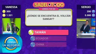 ¡Vanessa Claudio se enfrentó a Sergio Mayer durante El Sabelotodo de VLA  Venga La Alegría [upl. by Liew84]