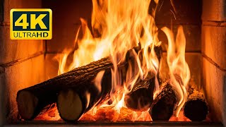 Amazing Fireplace 4K Burning Fireplace amp Crackling Fire Sounds for Relaxation 🔥 Fireside Reverie [upl. by Innig]