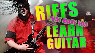 7 Metal Guitar Riffs That Made You Want To Start Learning The Guitar [upl. by Franklyn]