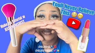 HILARIOUS 🤣 TRUBLU💙 MAKEUP TUTORIAL 1ST VOICE OVER 👂🏽MUST WATCH 😭 [upl. by Manny]