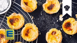 Pastel de Nata Rezept  Portugiesische Törtchen mit Vanillecreme selber machen  EDEKA [upl. by Takashi672]