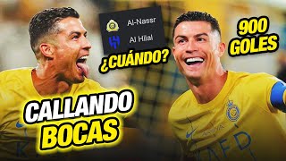 Cristiano Ronaldo HATTRICK CALLA BOCAS y CUÁNDO LLEGARÁ A LOS 900 GOLES CR7 RÉCORD HISTÓRICO [upl. by Durrell761]