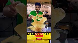 Smile dosa foodie ttifoodie streetfood indianstreetfood [upl. by Edylc]