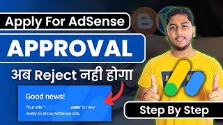 How to Apply For Google AdSense Approval in 2024 [upl. by Hutchings421]