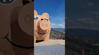 Cerdito gigante en barro  Ráquira Boyacá [upl. by Fricke830]