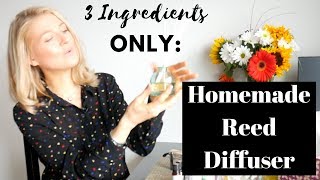 Homemade Reed Diffuser  3 Ingredients Only [upl. by Robb]