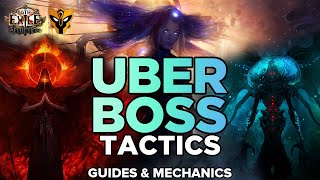 PoE 325 UBER BOSS TACTICS — Uber Guides Sirus Exarch Maven Uber Elder Eater Cortex Shaper [upl. by Aurora]