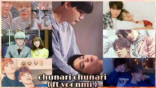 BTS  Yoonmin  Chunari Chunari  Biwi No1 [upl. by Aynatahs]