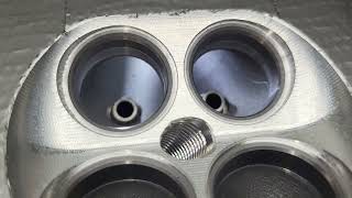 4 valve pent roof cylinder head for 10500 rpm application First look at new stock casting [upl. by Garbe75]