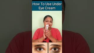 How To Remove Under Eye Circle  Best Undereye Cream  shorts [upl. by Nivloc]