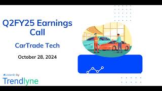 CarTrade Tech Earnings Call for Q2FY25 [upl. by Ennaitsirhc610]