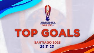 FIH Hockey Womens Junior World Cup 2023 Chile  Top Goals from Day 1  risingstars [upl. by Weissman]