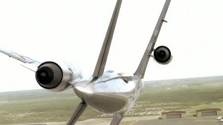 American Airlines Flight 191  Crash Animation [upl. by Allevon]