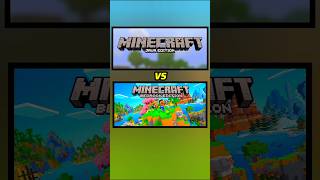 Minecraft Java Edition vs Bedrock Edition [upl. by Ingeberg]