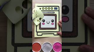 the oven sandpainting theoven relaxing coloredsandart colorfulsandart satisfying coloring [upl. by Knepper]