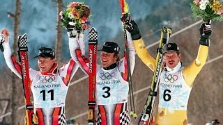 Hermann Maier Olympic giantslalom gold Nagano 1998 [upl. by Marriott609]