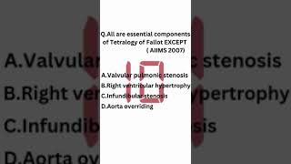 TETRALOGY OF FALLOT anatomy medicalstudent shortvideo shorts viralshorts viralvideo cvs [upl. by Eerpud]