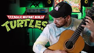 TMNT on Guitar  Teenage Mutant Ninja Turtles Theme Song  Classical Guitar Cover [upl. by Bronwyn]