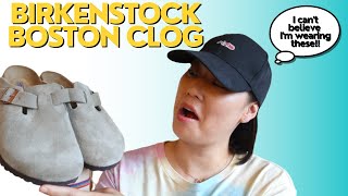 FIRST IMPRESSIONS Birkenstock Boston Clog [upl. by Odlabso240]