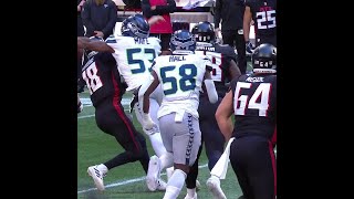 Derick Hall with a Spectacular Defensive Touchdown vs Atlanta Falcons [upl. by Wiatt]