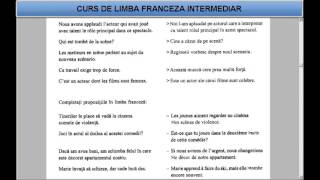 Curs de limba Franceza Intermediari temavocabular  Lectia 11 [upl. by Nnylyma]