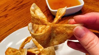 Easy Cream Cheese Wonton Tutorial [upl. by Ursi]