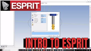 Esprit Tutorial Intro To Esprit CADCAM [upl. by Myriam]