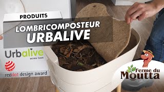 Présentation du lombricomposteur Urbalive recyclez vos déchets organiques avec classe [upl. by Azirb]