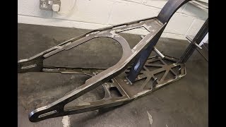 SHEET STEEL CUSTOM BIKE FRAME GETS WELDED [upl. by Akeret162]