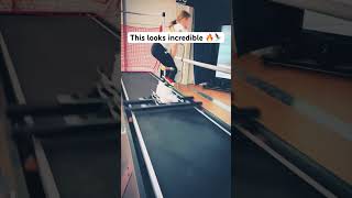 Indoor ski training looks so much fun ⛷️⛷️ espn [upl. by Skinner]