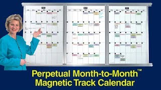 Magnetic Monthly Wall Calendar [upl. by Norford]