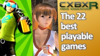 CXBX Reloaded  The 22 best playable games original xbox emulator  1440p [upl. by Boycie339]