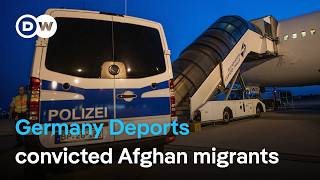 Germany has deported people to Afghanistan for the first time since the Taliban took power  DW News [upl. by Onoitna]