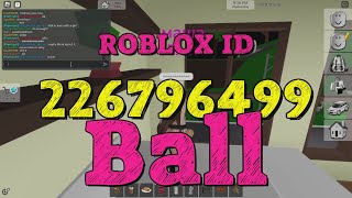 BALL Roblox Song Codes [upl. by Leaffar]